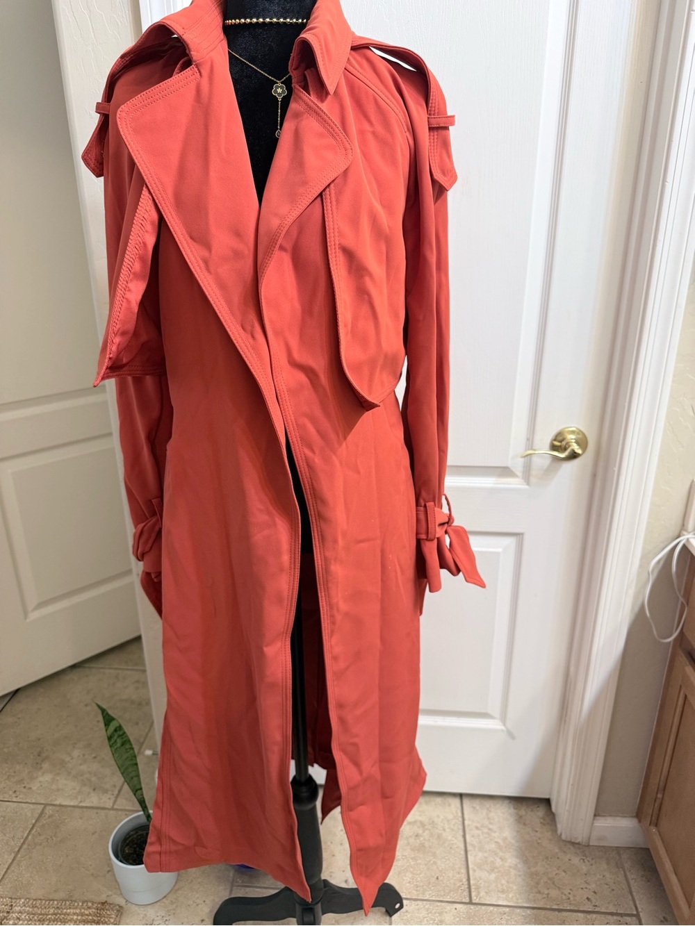 Michael Kors Coral Trench Coat